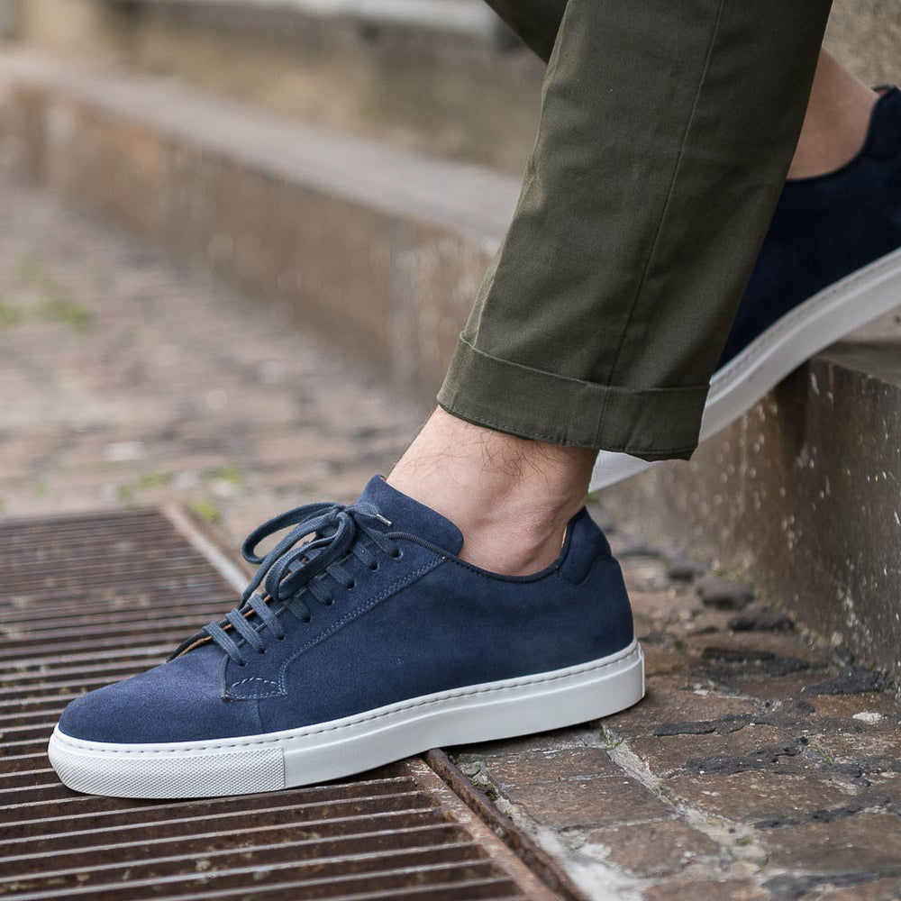 The "Gen-Z" Sneakers - BLUE SUEDE | Hides&Cult