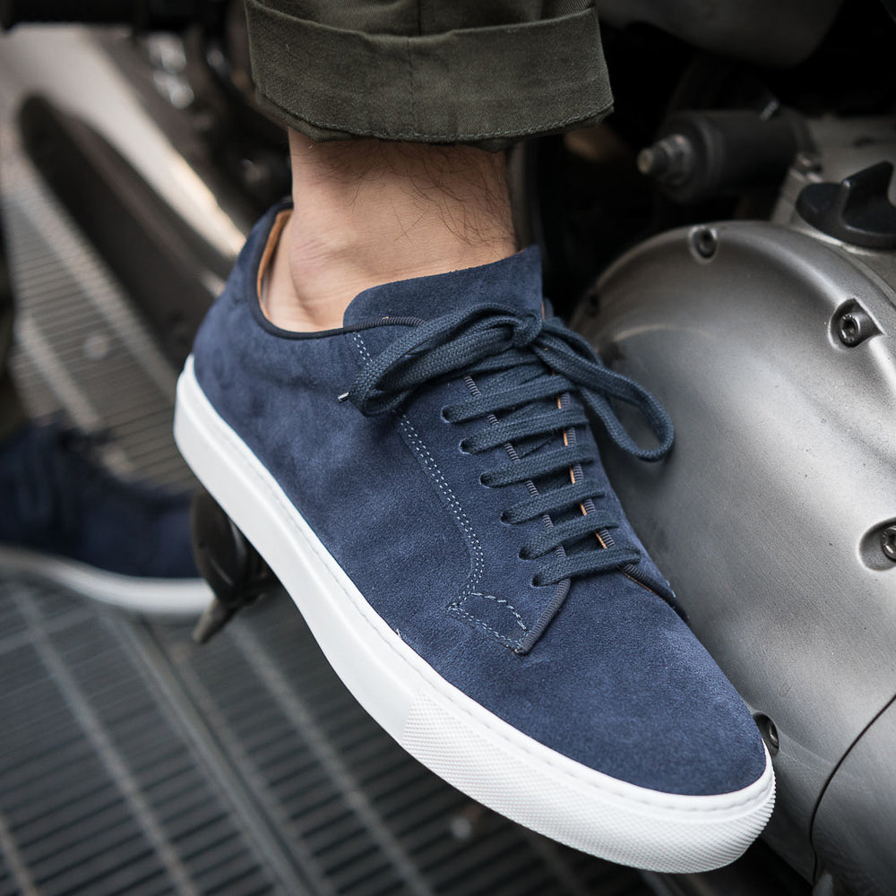 The "Gen-Z" Sneakers - BLUE SUEDE | Hides&Cult