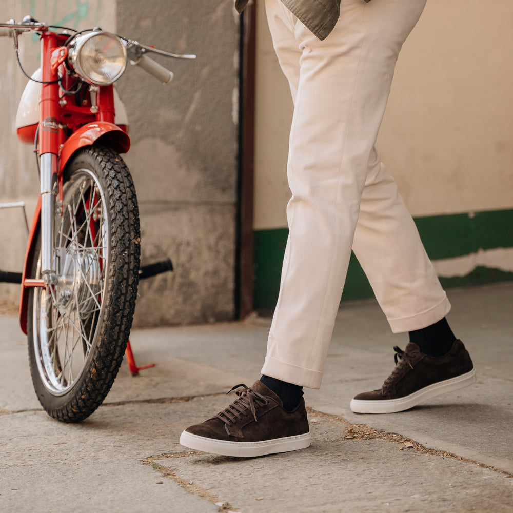 The "Gen-Z" Sneakers - BROWN SUEDE | Hides&Cult