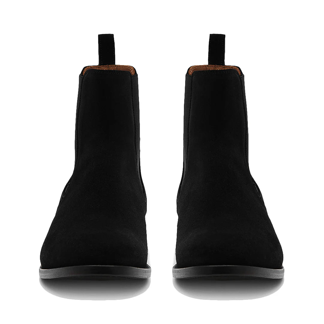 The Classic Black Suede Leather Chelsea Boots | Hides&Cult
