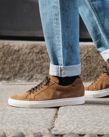 The "Gen-Z" Sneakers - CAMEL SUEDE | Hides&Cult