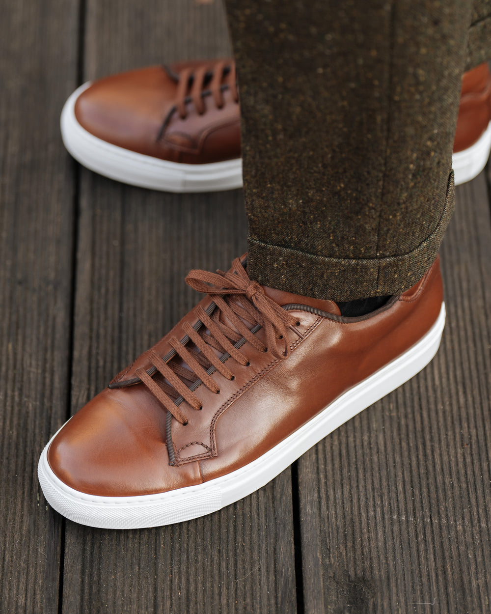 The "Gen-Z" Sneakers - CHOCOLATE BROWN | Hides&Cult