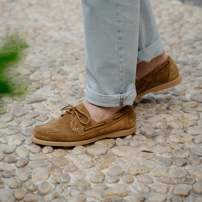 GANBATTE - CAMEL SUEDE | Hides&Cult