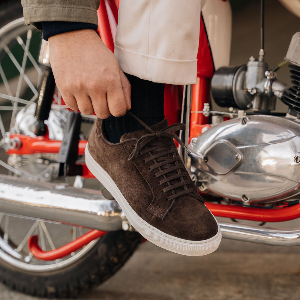 The "Gen-Z" Sneakers - BROWN SUEDE | Hides&Cult
