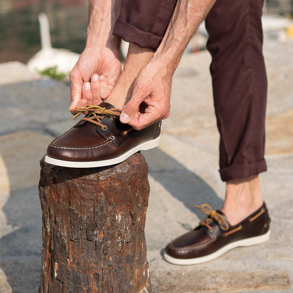 GANBATTE - DARK BROWN | Hides&Cult