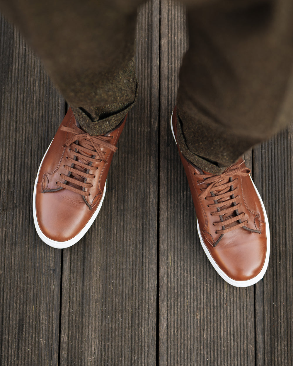 The "Gen-Z" Sneakers - CHOCOLATE BROWN | Hides&Cult