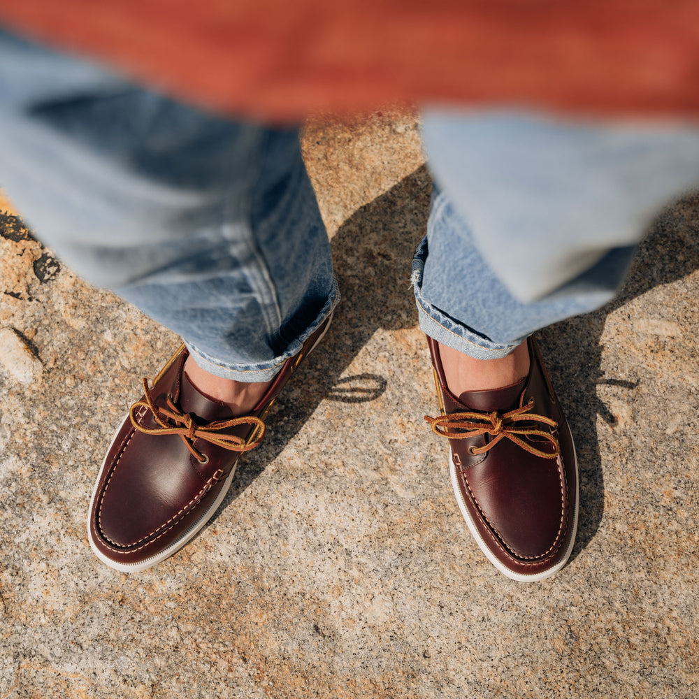GANBATTE - BURGUNDY BROWN | Hides&Cult