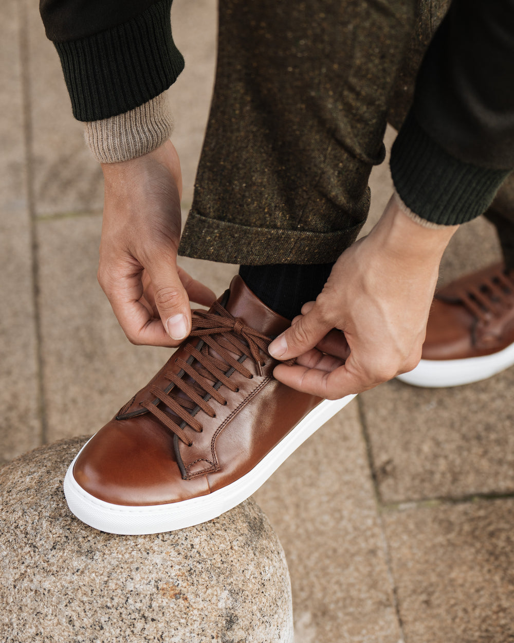 The "Gen-Z" Sneakers - CHOCOLATE BROWN | Hides&Cult