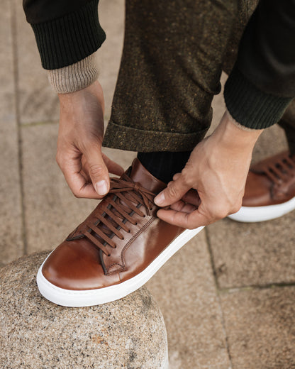 The "Gen-Z" Sneakers - CHOCOLATE BROWN | Hides&Cult