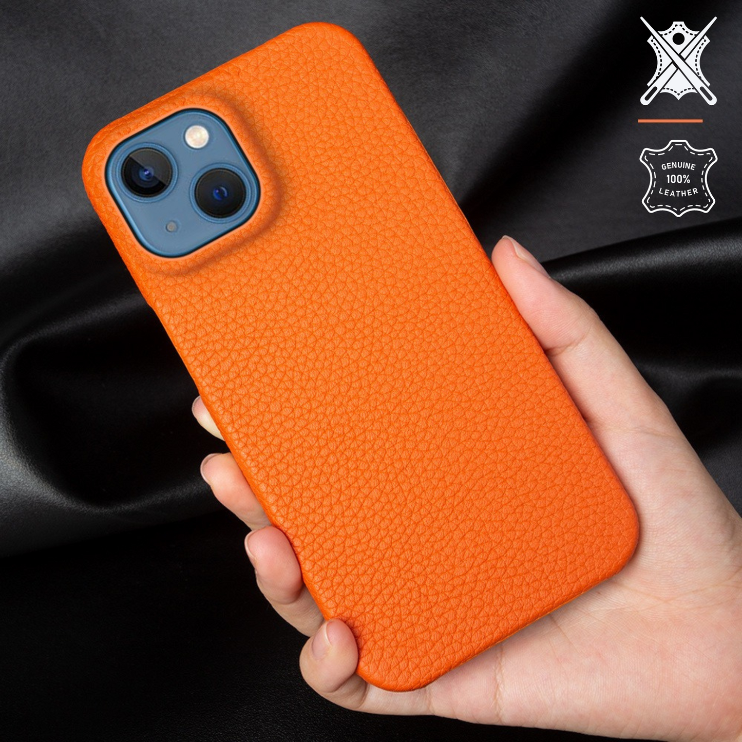 Genuine Leather Iphone 15 case
