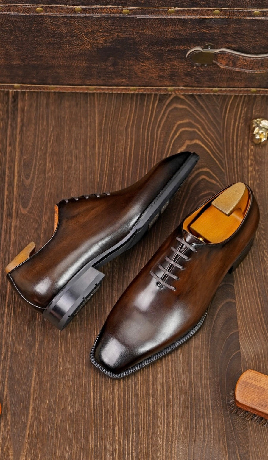 Black Wholecut Formal Shoes | Hides&Cult