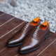 Brown Cap Toe Leather Oxfords - Round Toe | Hides&Cult
