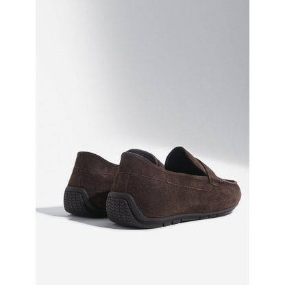 Florida Classic Loafers in Suede Brown Leather Men's | Hides&Cult