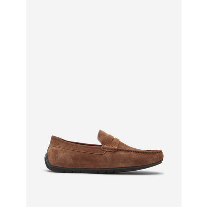 Florida Classic Loafers in Suede Tan Leather Men's | Hides&Cult