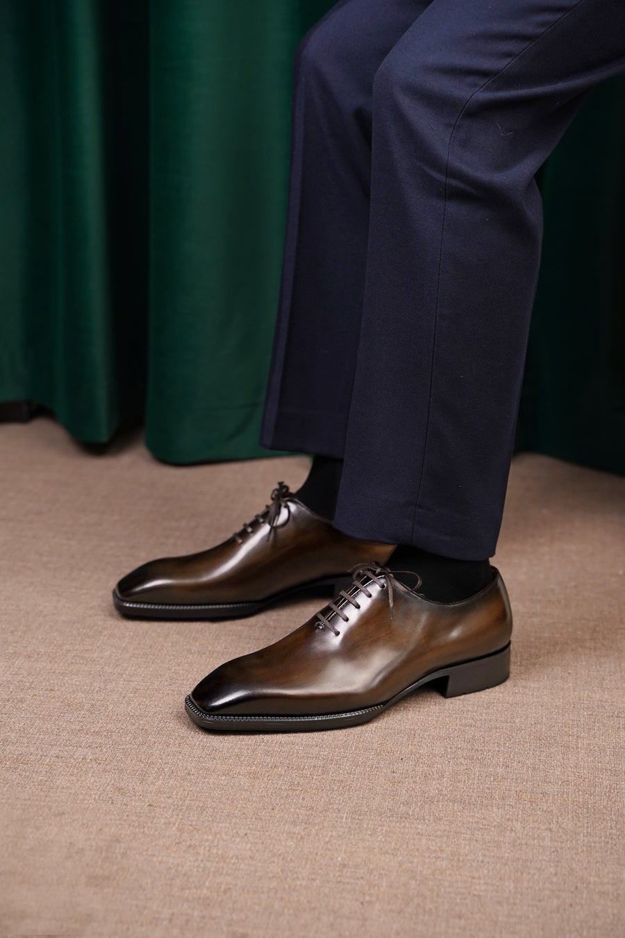 Black Wholecut Formal Shoes | Hides&Cult