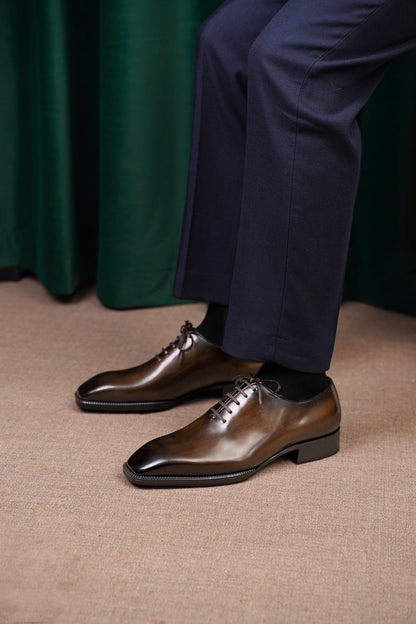 Black Wholecut Formal Shoes | Hides&Cult