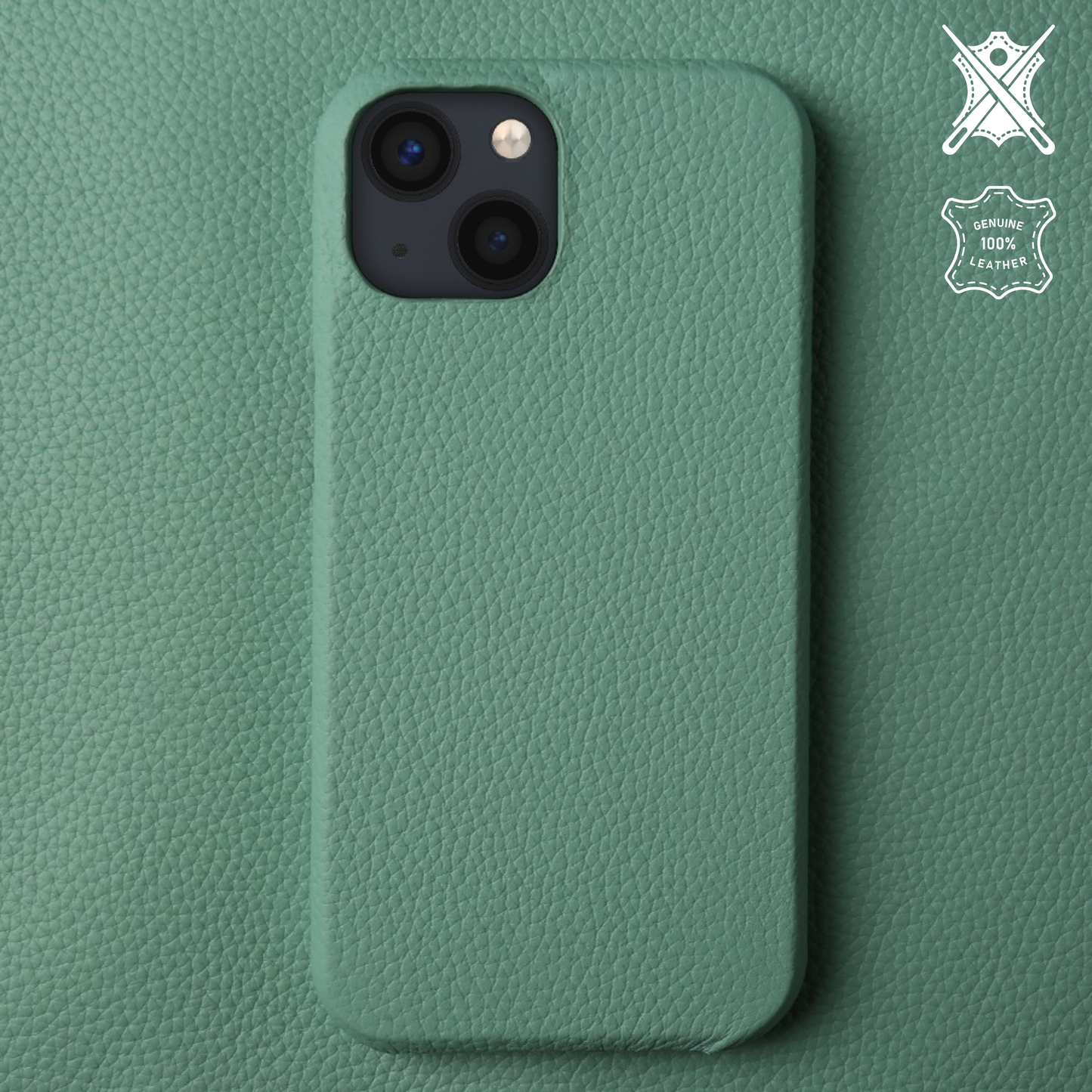 Genuine Leather Iphone 15 case