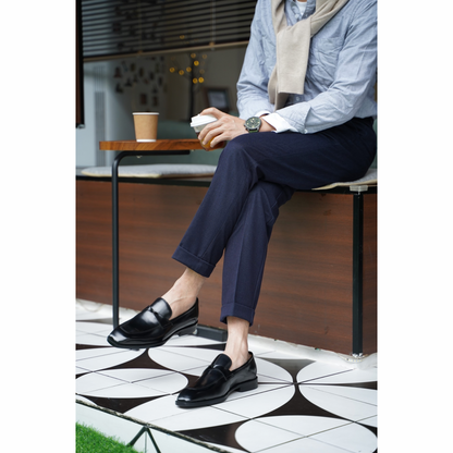 Black Penny Loafers | Hides&Cult