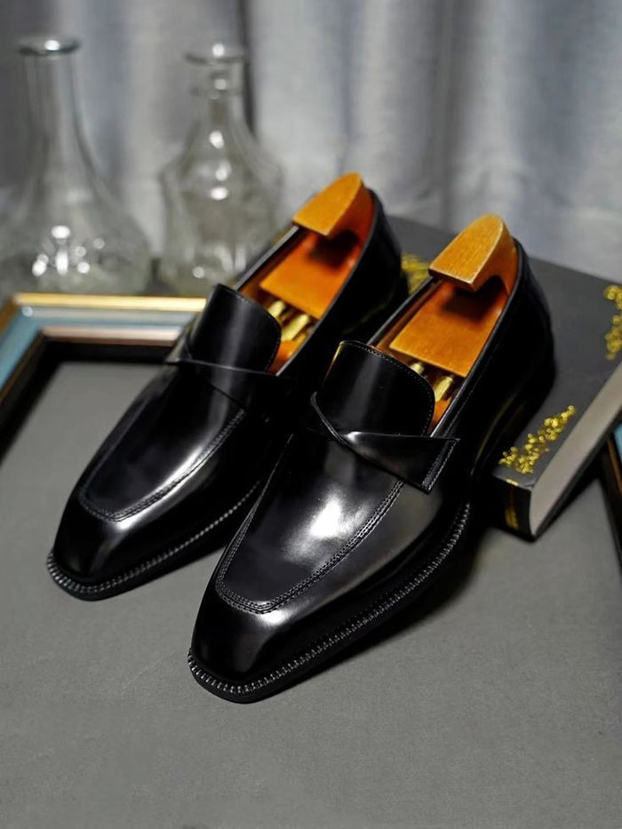 Black Penny Loafers | Hides&Cult