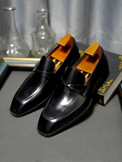 Black Penny Loafers | Hides&Cult