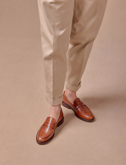 The Derbie Moccasins - Rust Goat Suede | Hides&Cult