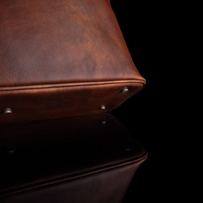 Vintage Leather Tote Bag