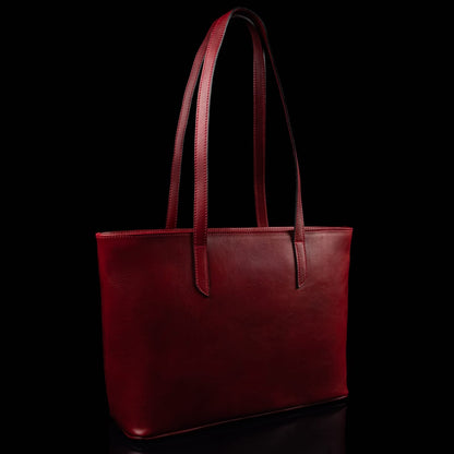Vintage Leather Tote Bag