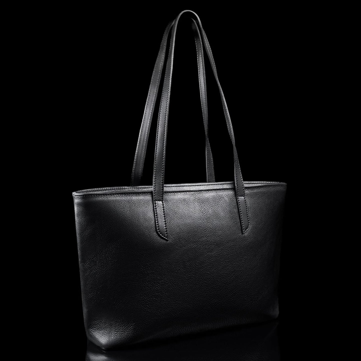 Vintage Leather Tote Bag