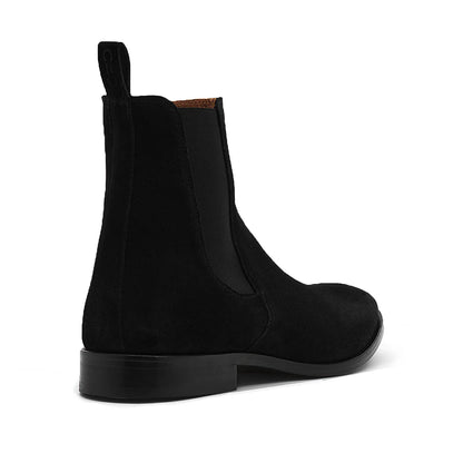 The Classic Black Suede Leather Chelsea Boots | Hides&Cult