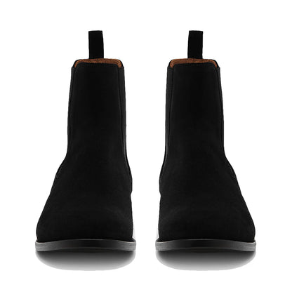 The Classic Black Suede Leather Chelsea Boots | Hides&Cult