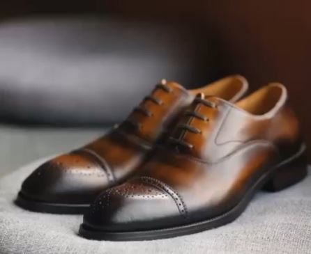Black Classic Brogue Oxford Shoes | Hides&Cult